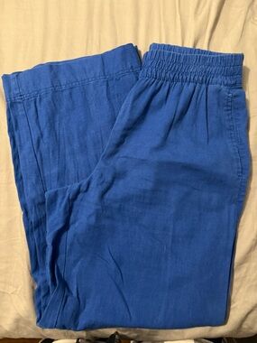 Old Navy Royal Blue Elastic-Waist Pants
